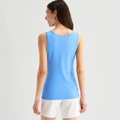 St. John's Bay Womens Scoop Neck Sleeveless Tank Top