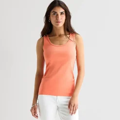 St. John's Bay Womens Scoop Neck Sleeveless Tank Top