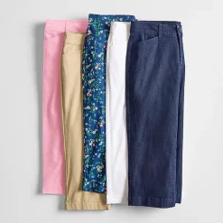 St. John's Bay Womens Secretly Slender Mid Rise Capri Pant