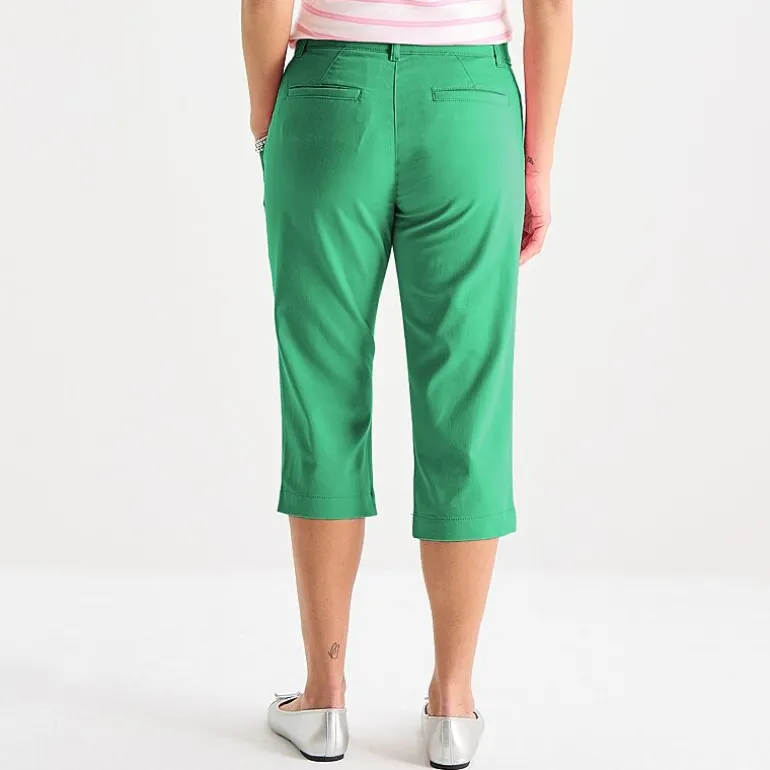 St. John's Bay Womens Secretly Slender Mid Rise Capri Pant