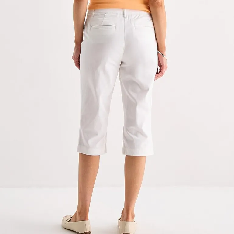 St. John's Bay Womens Secretly Slender Mid Rise Capri Pant