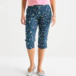 St. John's Bay Womens Secretly Slender Mid Rise Capri Pant