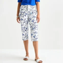 St. John's Bay Womens Secretly Slender Mid Rise Capri Pant