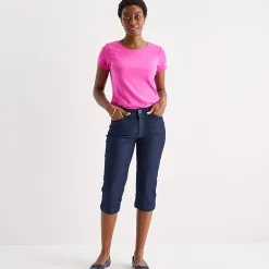 St. John's Bay Womens Secretly Slender Mid Rise Capri Pant