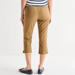 St. John's Bay Womens Secretly Slender Mid Rise Capri Jean
