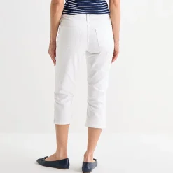 St. John's Bay Womens Secretly Slender Mid Rise Capri Jean