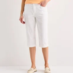 St. John's Bay Womens Secretly Slender Mid Rise Capri Pant