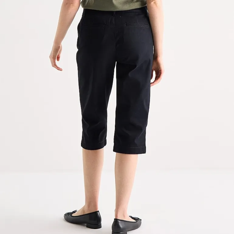St. John's Bay Womens Secretly Slender Mid Rise Capri Pant
