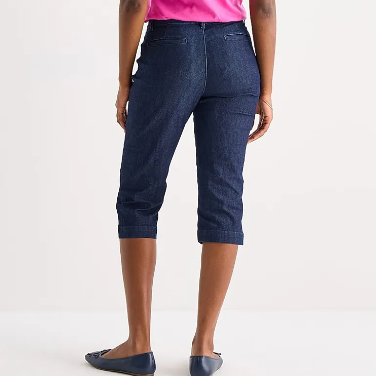 St. John's Bay Womens Secretly Slender Mid Rise Capri Pant