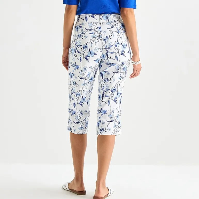 St. John's Bay Womens Secretly Slender Mid Rise Capri Pant
