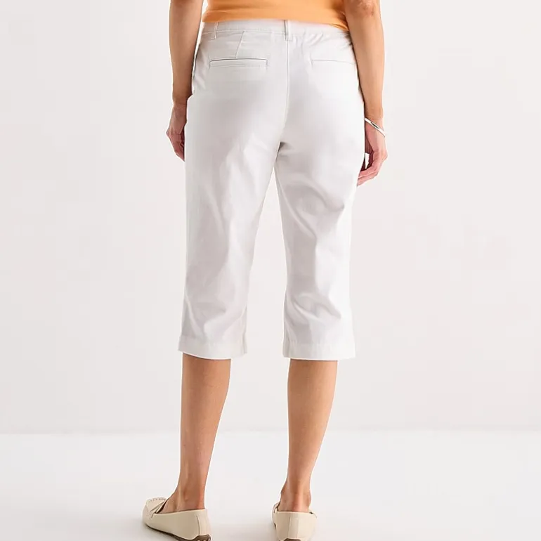 St. John's Bay Womens Secretly Slender Mid Rise Capri Pant
