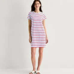St. John's Bay Womens Short Sleeve T-Shirt Dress