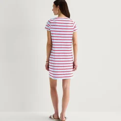 St. John's Bay Womens Short Sleeve T-Shirt Dress