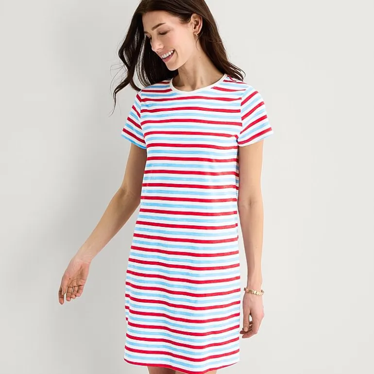 St. John's Bay Womens Short Sleeve T-Shirt Dress