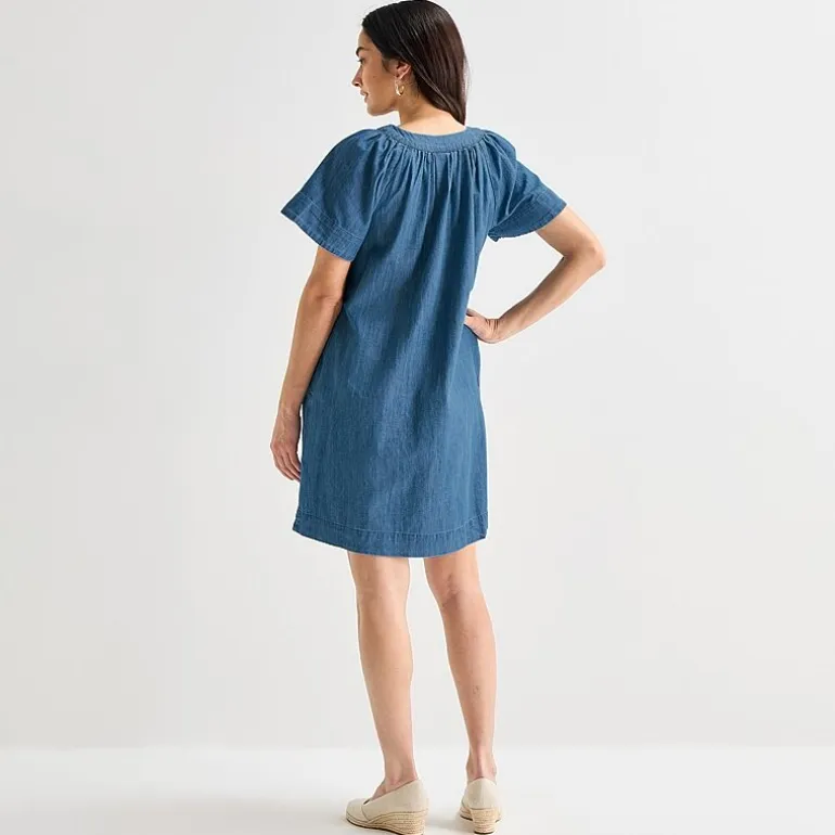 St. John's Bay Womens Short Sleeve Sheath Dress