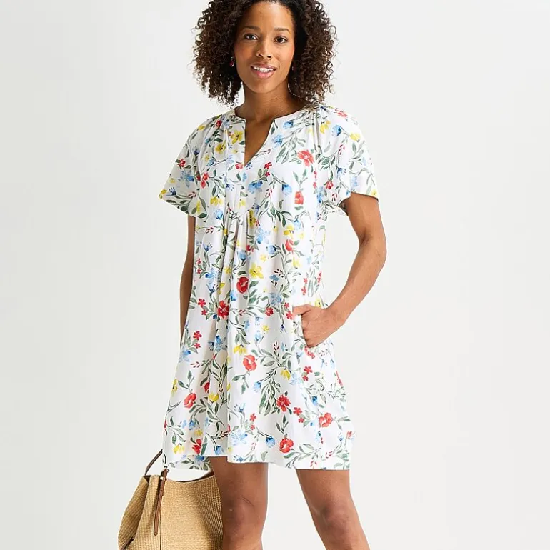 St. John's Bay Womens Short Sleeve Sheath Dress