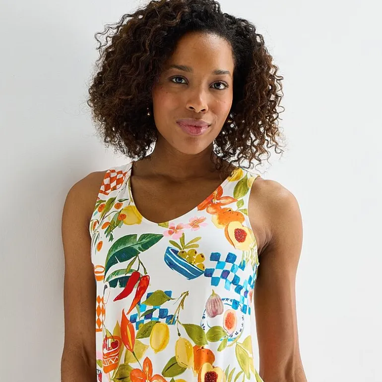 St. John's Bay Womens Sleeveless A-Line Dress