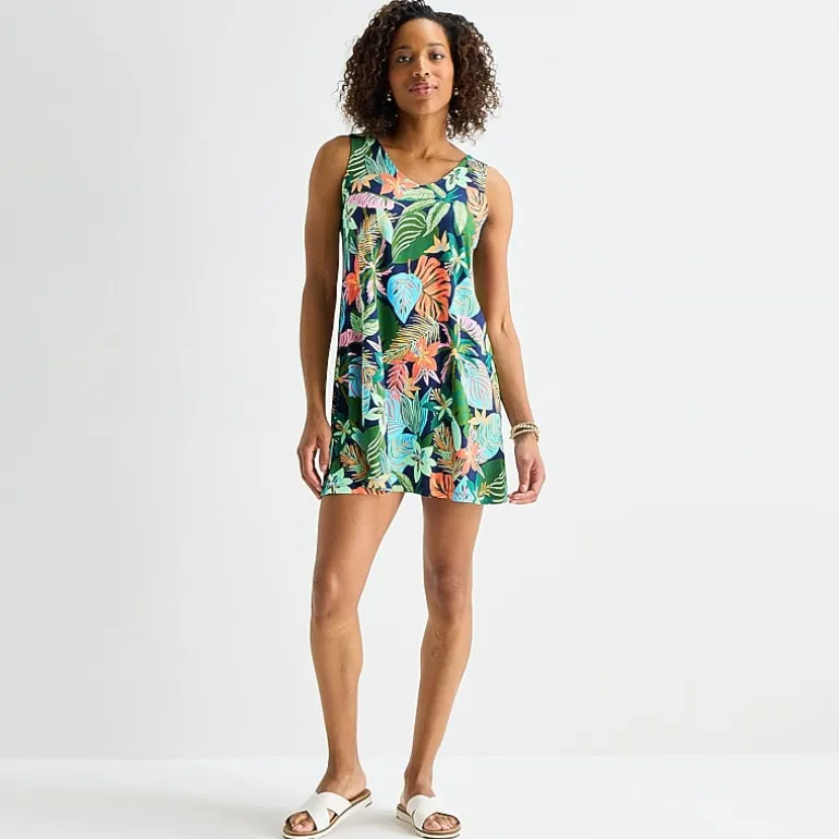 St. John's Bay Womens Sleeveless A-Line Dress