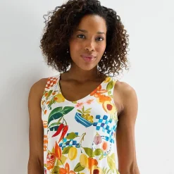 St. John's Bay Womens Sleeveless A-Line Dress