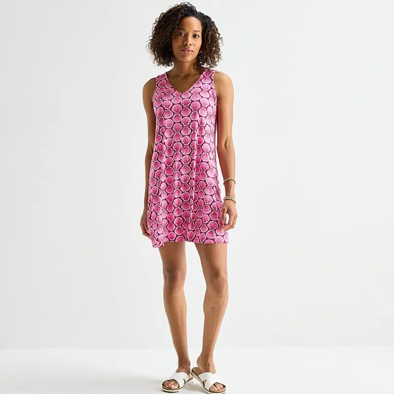 St. John's Bay Womens Sleeveless A-Line Dress