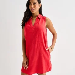 St. John's Bay Womens Sleeveless Sheath Dress