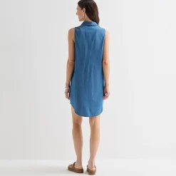 St. John's Bay Womens Sleeveless Sheath Dress