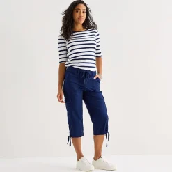 St. John's Bay Womens Straight Capri Pant