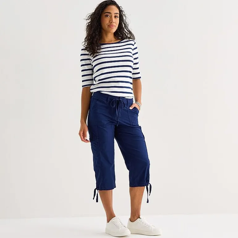 St. John's Bay Womens Straight Capri Pant