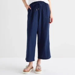 St. John's Bay Womens Straight Cropped Pant