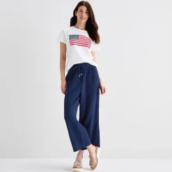 St. John's Bay Womens Straight Cropped Pant