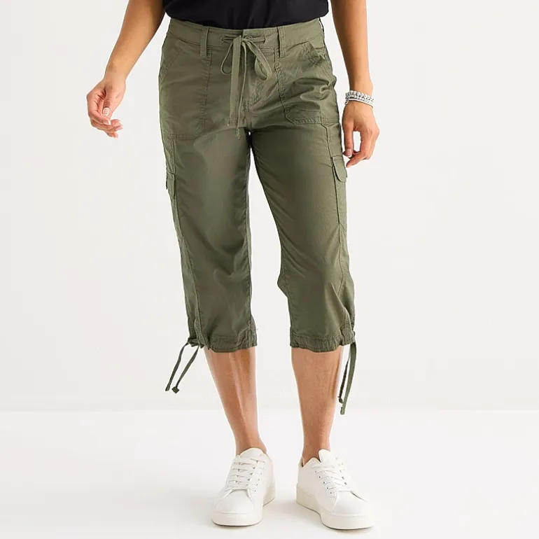 St. John's Bay Womens Straight Capri Pant