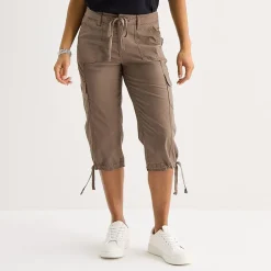 St. John's Bay Womens Straight Capri Pant