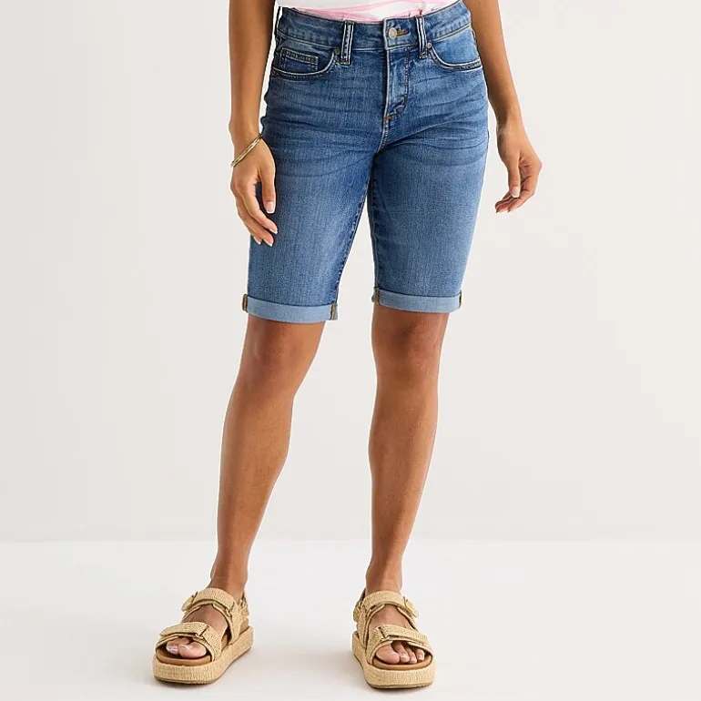St. John's Bay Womens 11" Tall Bermuda Short