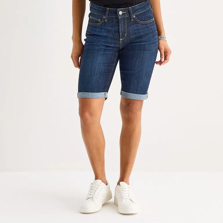 St. John's Bay Womens 11" Tall Bermuda Short