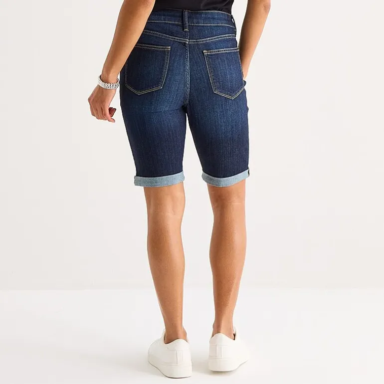 St. John's Bay Womens 11" Tall Bermuda Short