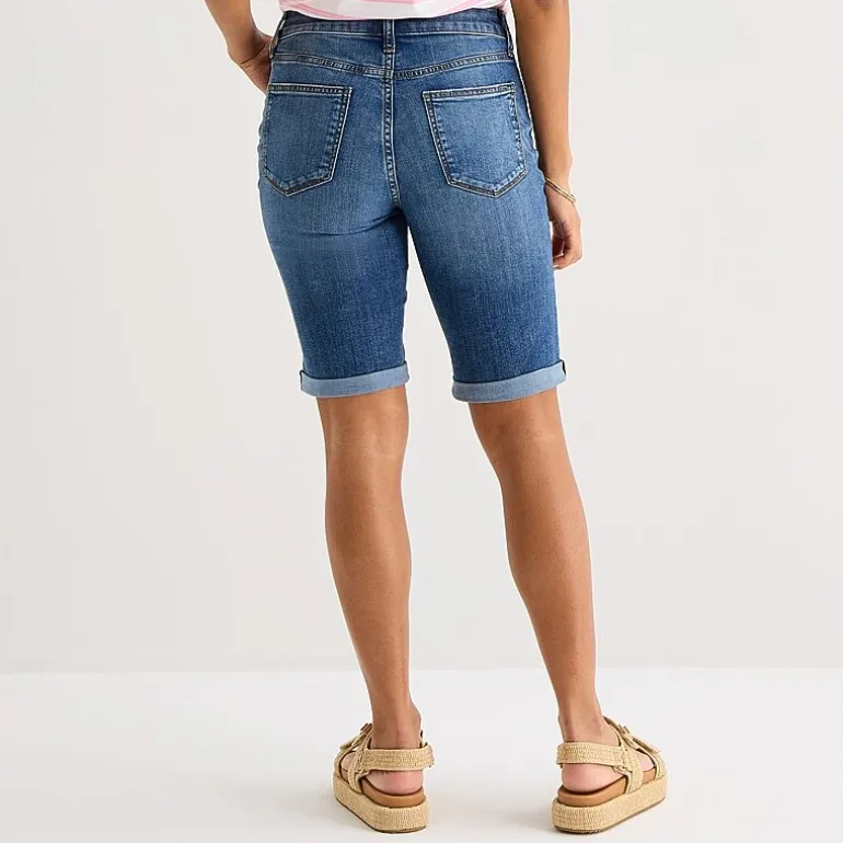 St. John's Bay Womens 11" Tall Bermuda Short