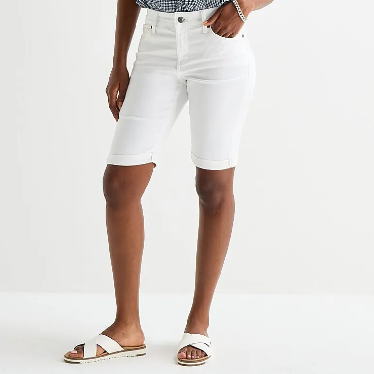St. John's Bay Womens 11" Tall Bermuda Short