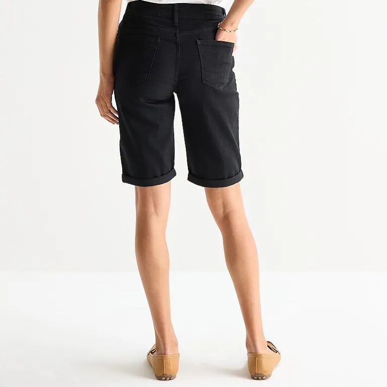 St. John's Bay Womens 11" Tall Bermuda Short