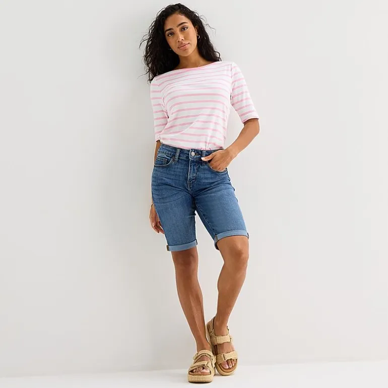 St. John's Bay Womens 11" Tall Bermuda Short