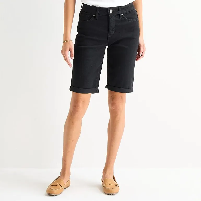 St. John's Bay Womens 11" Tall Bermuda Short