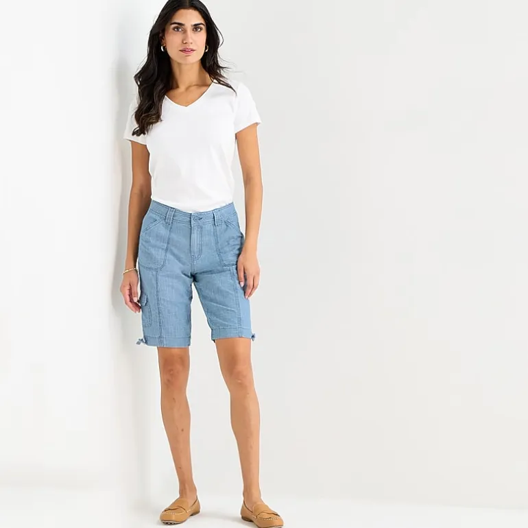 St. John's Bay Womens 11" Tall Bermuda Short