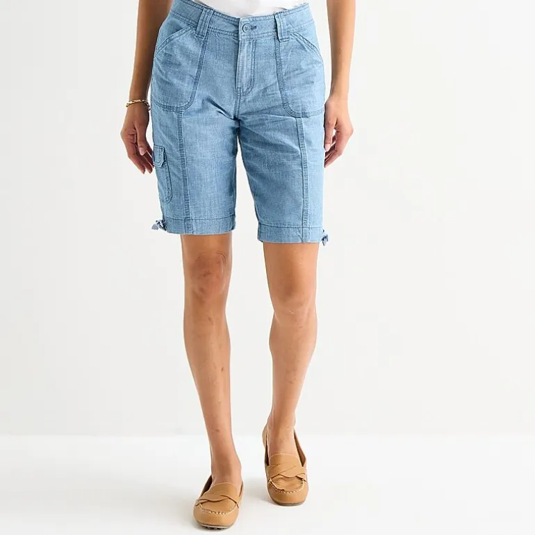 St. John's Bay Womens 11" Tall Bermuda Short