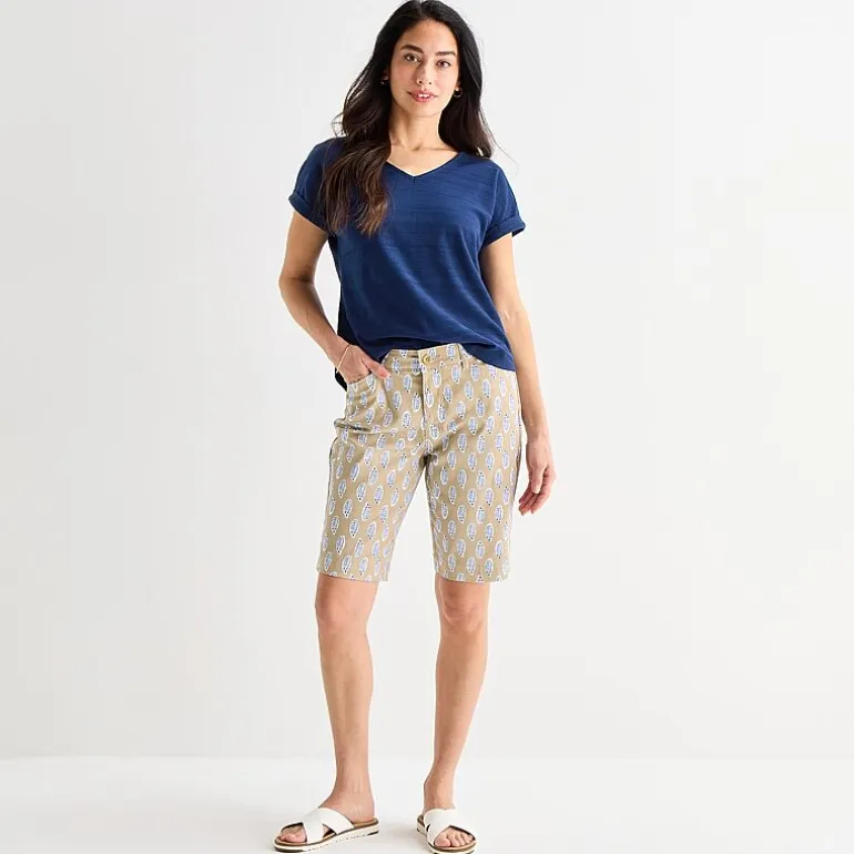 St. John's Bay Womens 11" Tall Bermuda Short