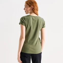 St. John's Bay Womens Tall Crew Neck Short Sleeve T-Shirt