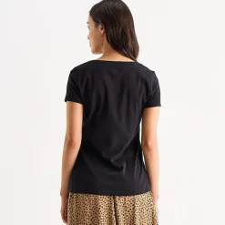 St. John's Bay Womens Tall Crew Neck Short Sleeve T-Shirt