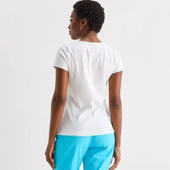 St. John's Bay Womens Tall Crew Neck Short Sleeve T-Shirt