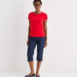 St. John's Bay Womens Tall Crew Neck Short Sleeve T-Shirt