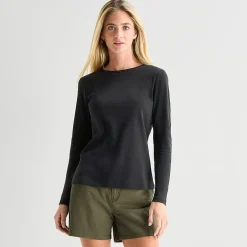 St. John's Bay Womens Tall Crew Neck Long Sleeve T-Shirt