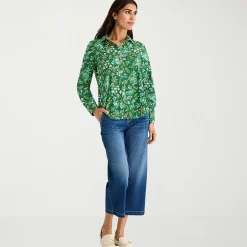 St. John's Bay Womens Tall Cuffed Long Sleeve Regular Fit Button-Down Shirt
