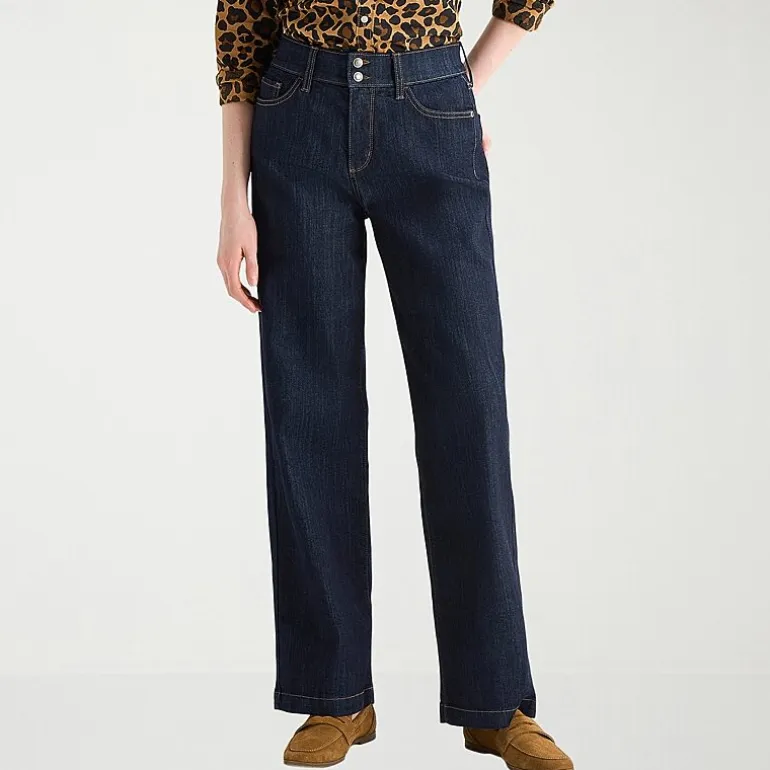 St. John's Bay Womens Tall High Rise Wide Leg Jean